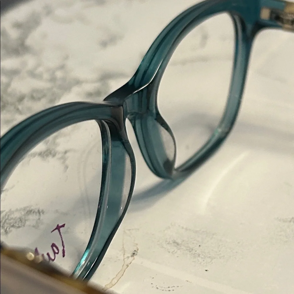 Taylor Eyes Teal Glasses For Women Size 48-16-135